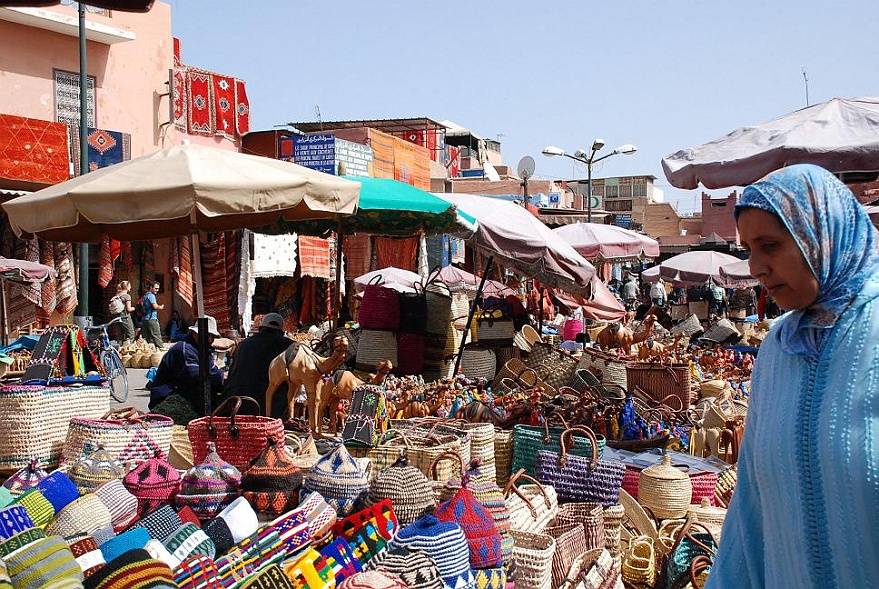 DSC_0183.JPG - at Djemaa-el-Fna