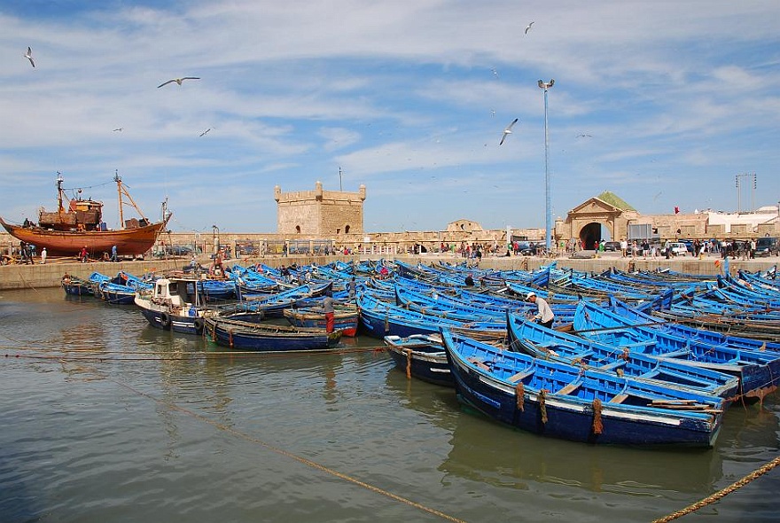 DSC_0608.JPG - Harbor of Essaouira.