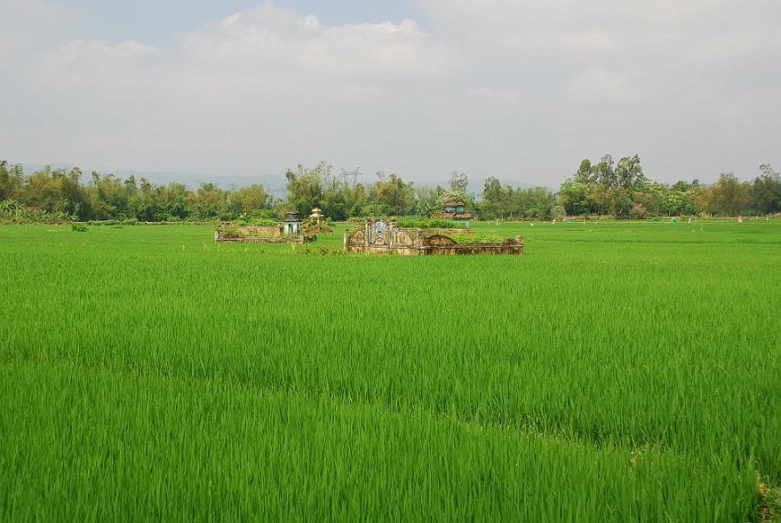 DSC_1175.JPG - Von dieser Tradition nimmt man Abstand in Vietnam. Heute wird keiner mehr im Reisfeld begraben - zu feucht.