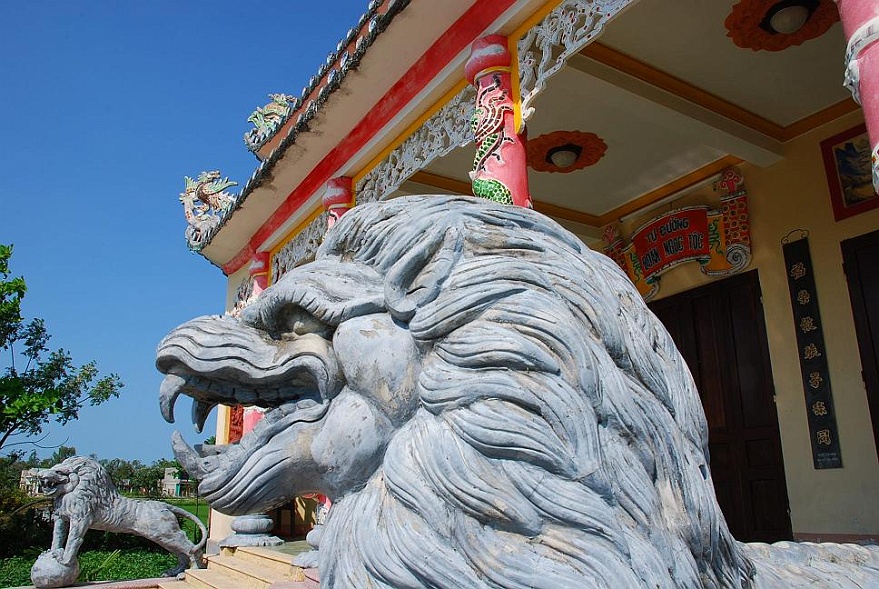 DSC_1189.JPG - Detail einer Pagode in  der Nhe von Hoi An.