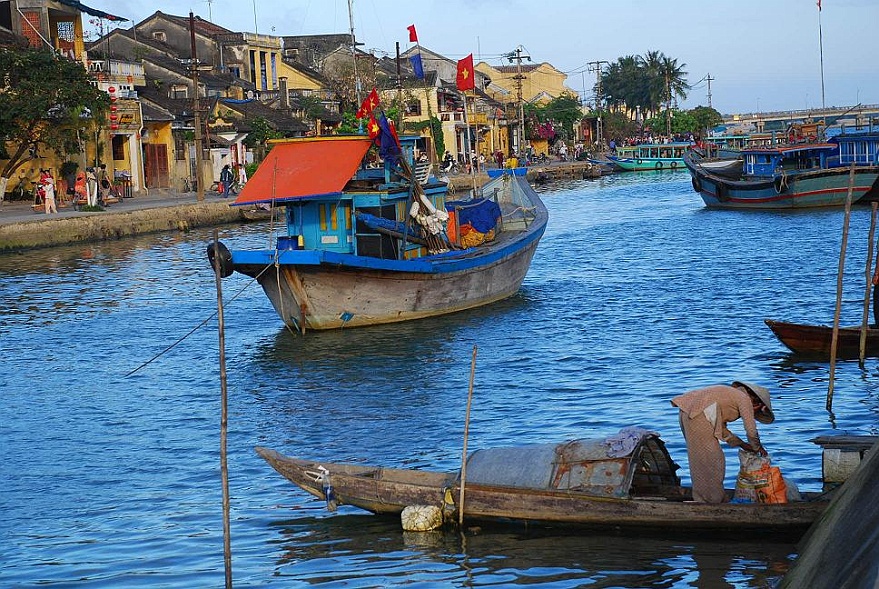 DSC_1266.JPG - Auf dem Fluss - Hoi An.