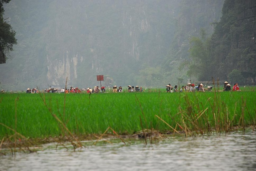 DSC_1447.JPG - Eine Reisegruppe Chinesen kommt auf uns zu.