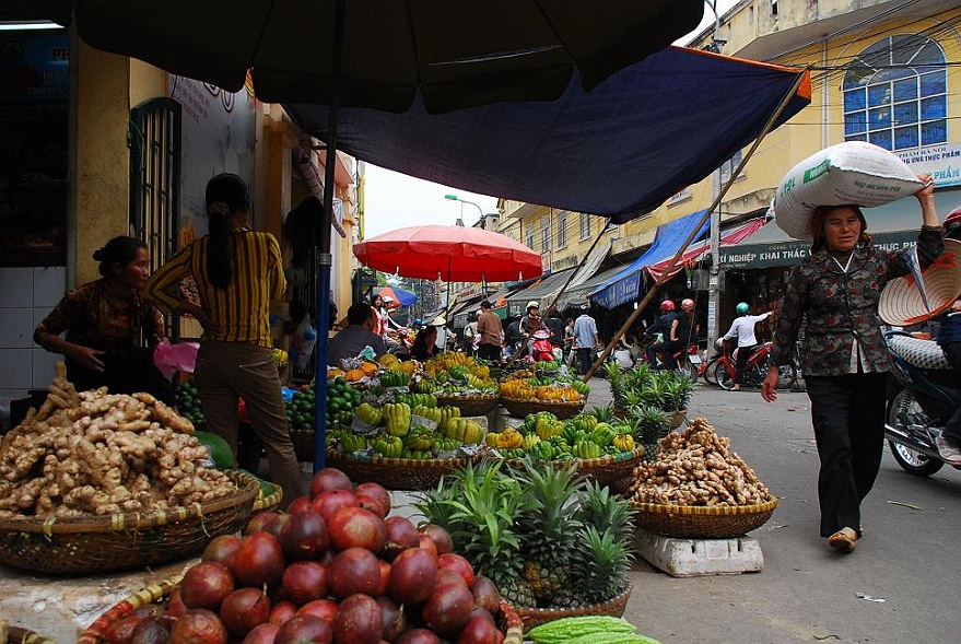 DSC_1574.JPG - Auf dem Markt von Hanoi.