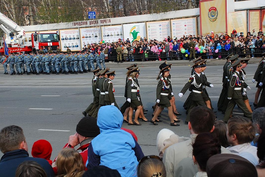 DSC_0871.JPG - 9. Mai in Nischni Tagil - Siegesparade!