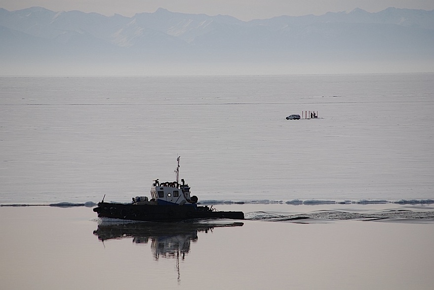 DSC_7960.JPG - Der bergang zwischen Baikal und der Angara.