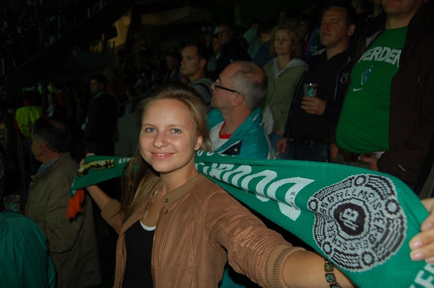 DSC_1398.JPG - Mascha v stadion  WERDER BREMEN.